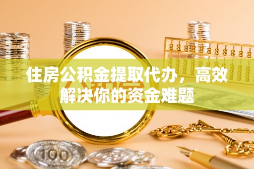蒲城住房公积金提取代办，高效解决你的资金难题