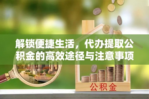 蒲城解锁便捷生活，代办提取公积金的高效途径与注意事项